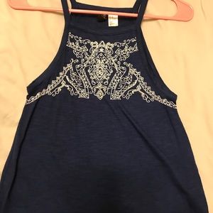 Blue nice tank top